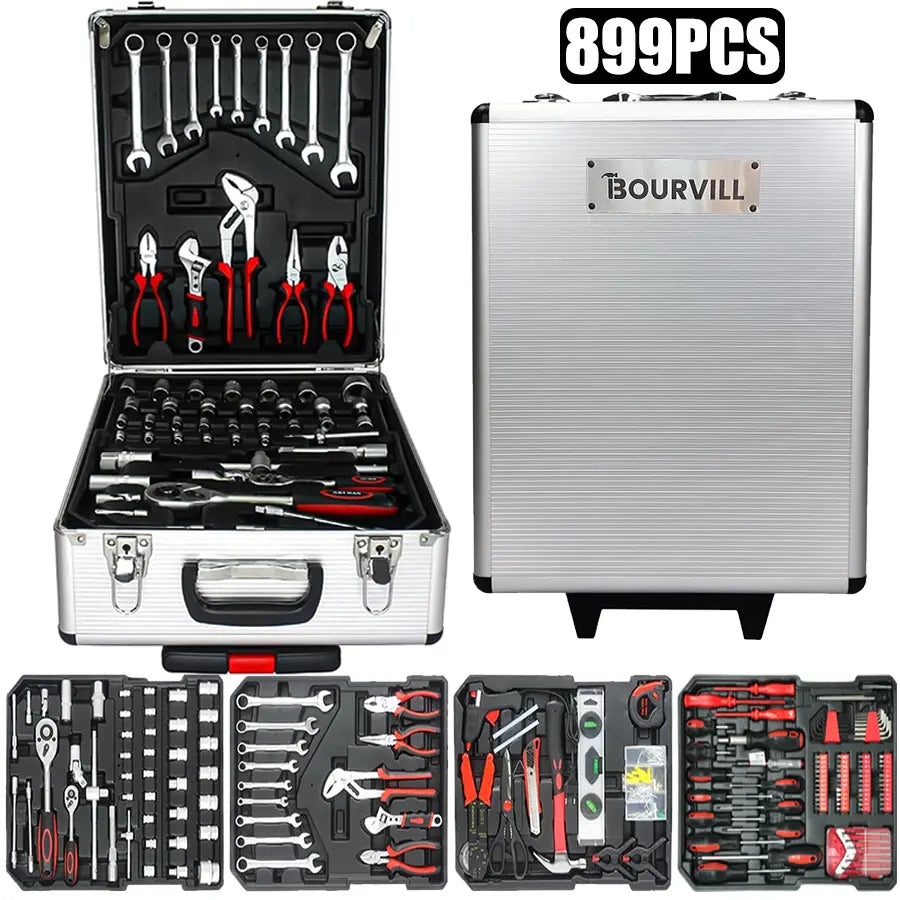 All-in-One Rolling Tool Kit for Home Repairs & DIY Projects