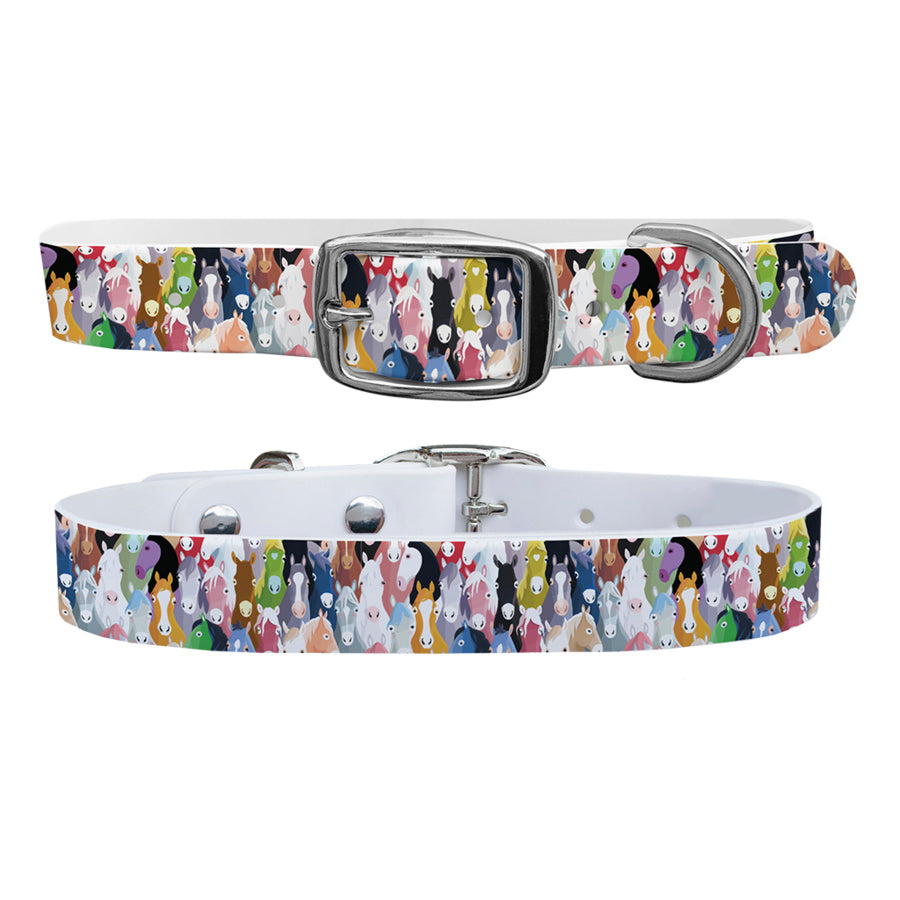 C4 Equine Print Dog Collar