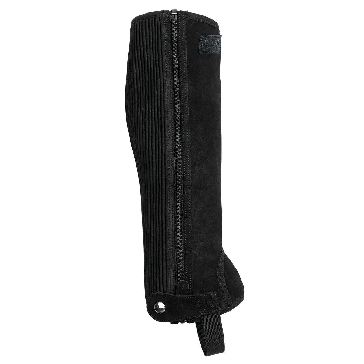 Suede Half Chaps with Silicone Grip Patch