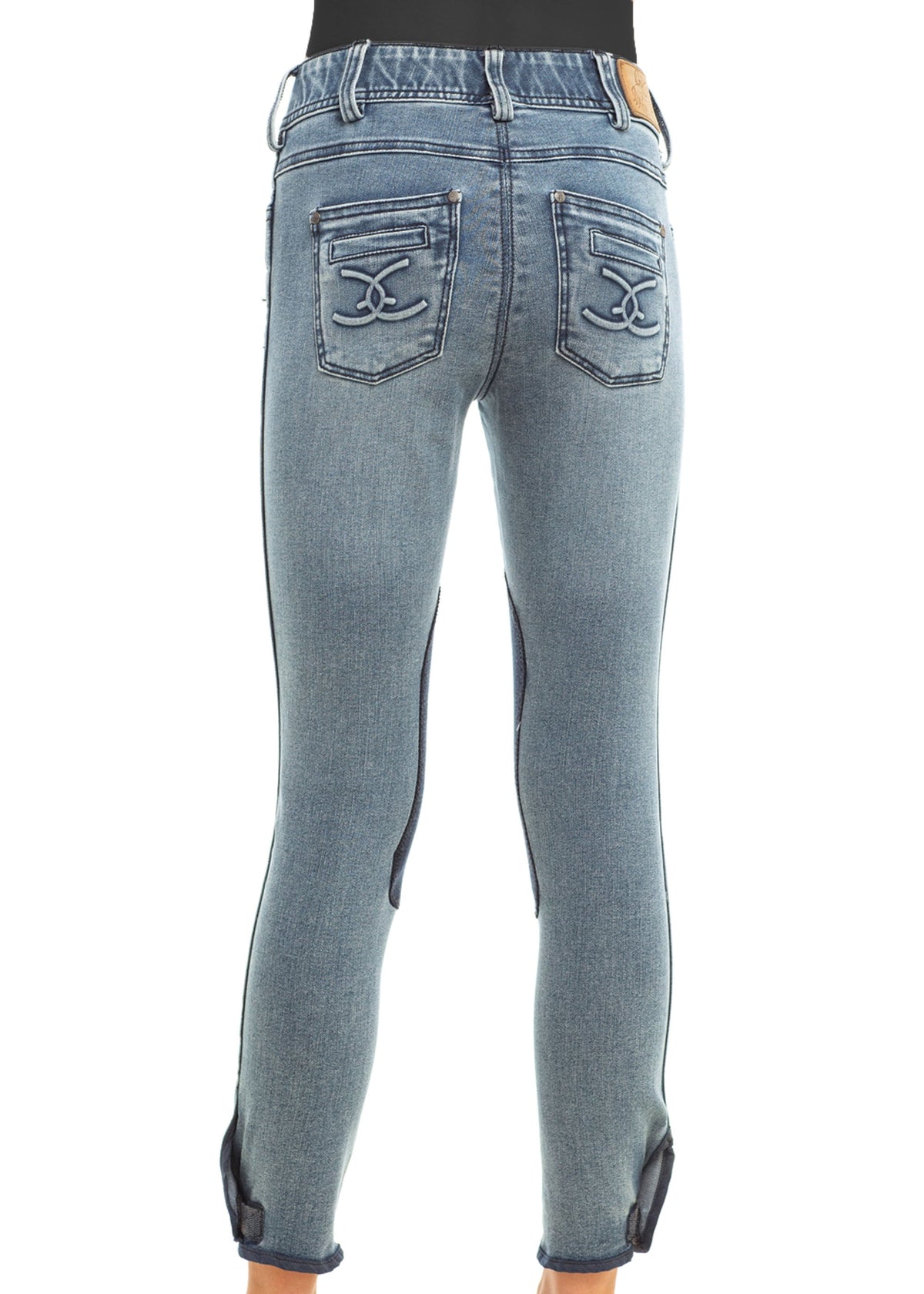 Girls’ Knee-Patch Equestrian Jean