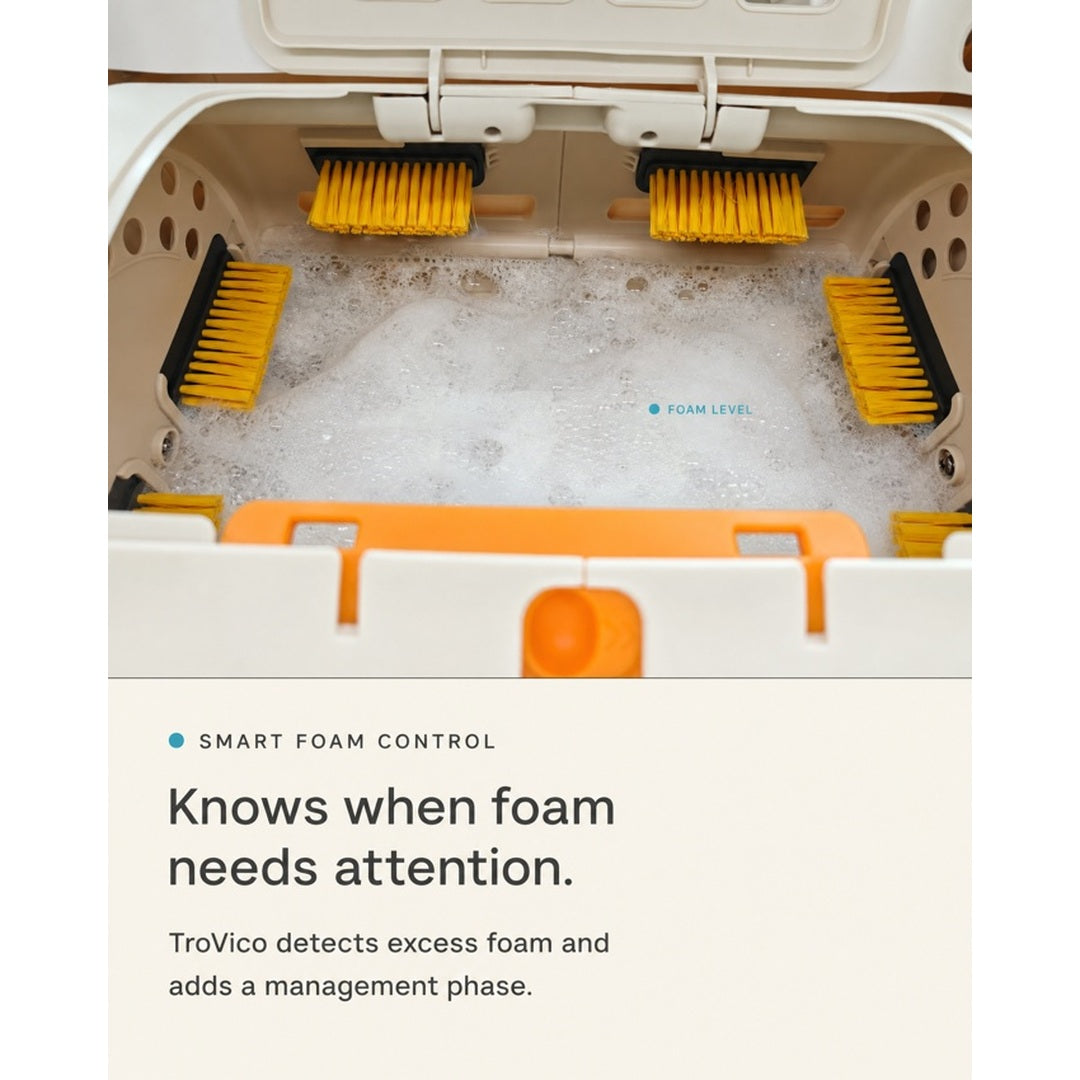 Smart Shoe Washing. No Hand Scrubbing, Every Time.