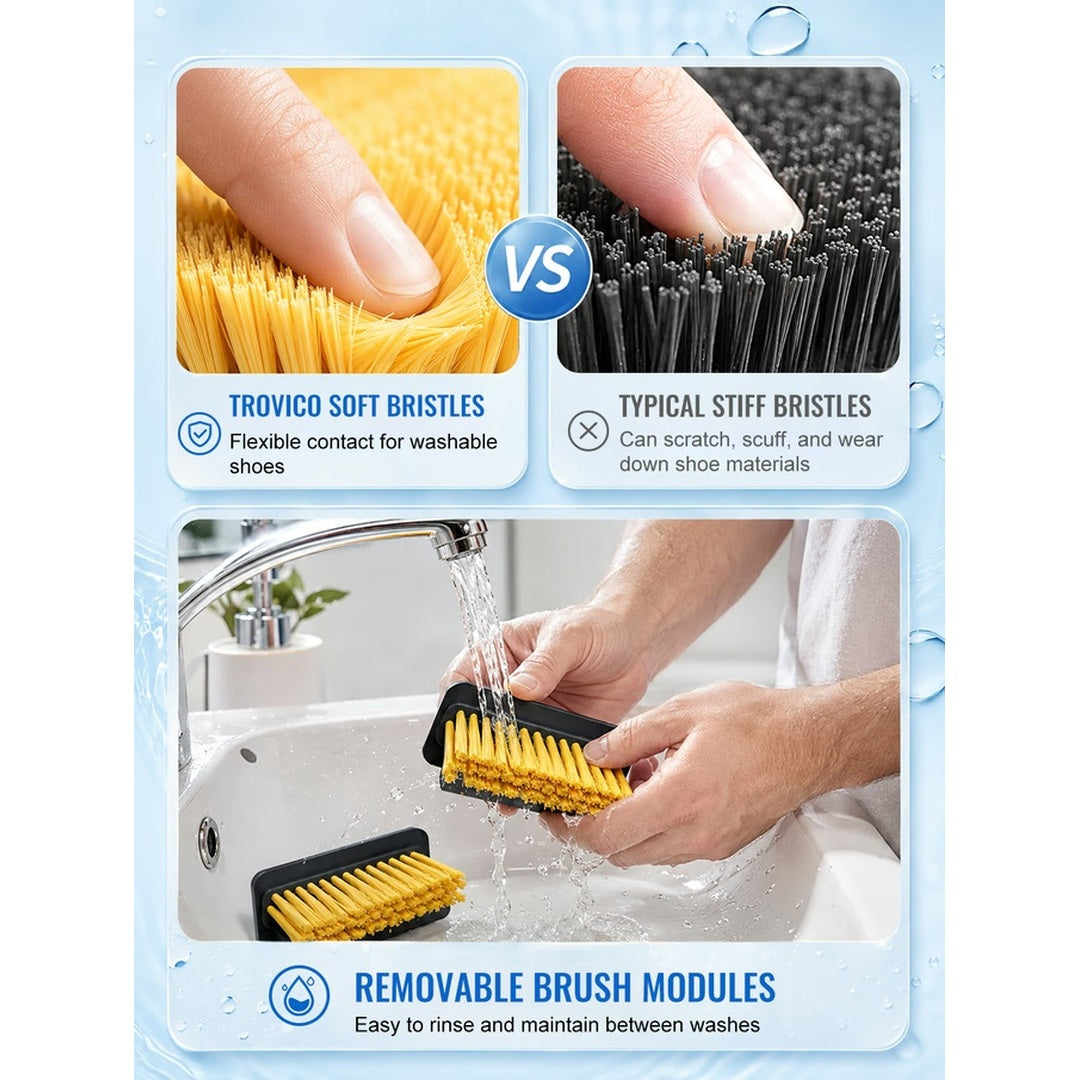 Smart Shoe Washing. No Hand Scrubbing, Every Time.