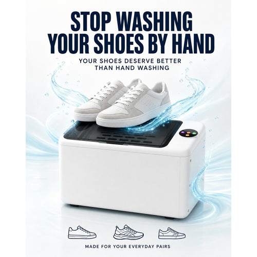 Smart Shoe Washing. No Hand Scrubbing, Every Time.