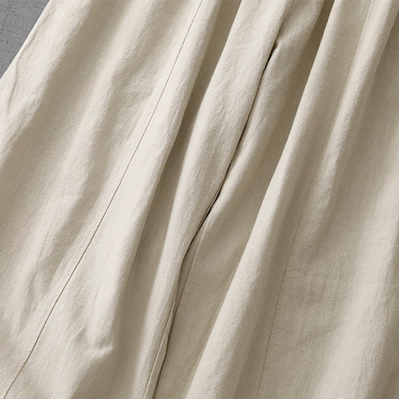 Buddha Stones Casual Plain Women's Harem Pants With Pockets