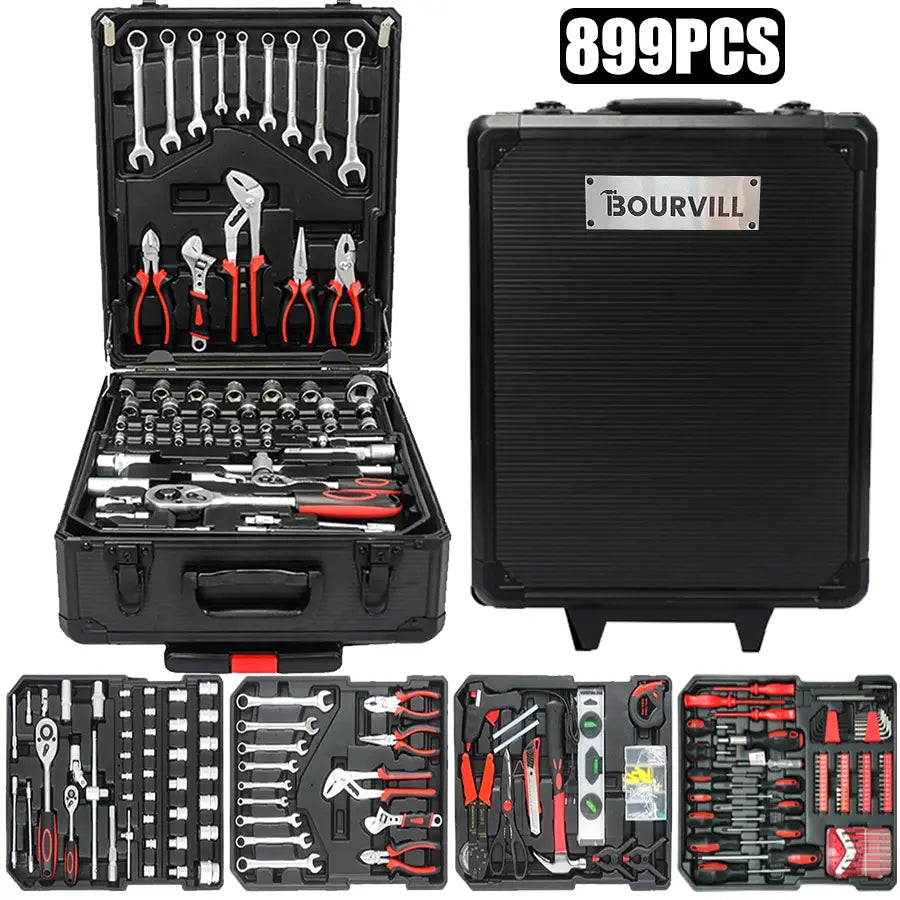 All-in-One Rolling Tool Kit for Home Repairs & DIY Projects