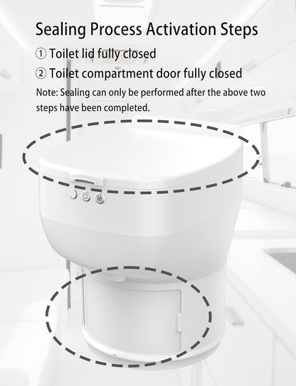 Rechargeable Waterless Dry Flush Toilet -89% Off🔥