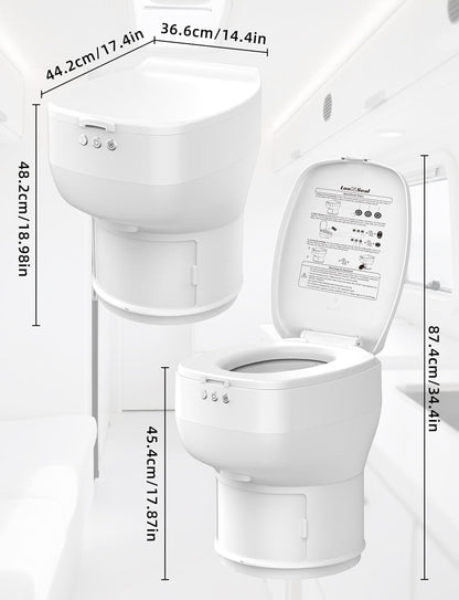 Rechargeable Waterless Dry Flush Toilet -89% Off🔥