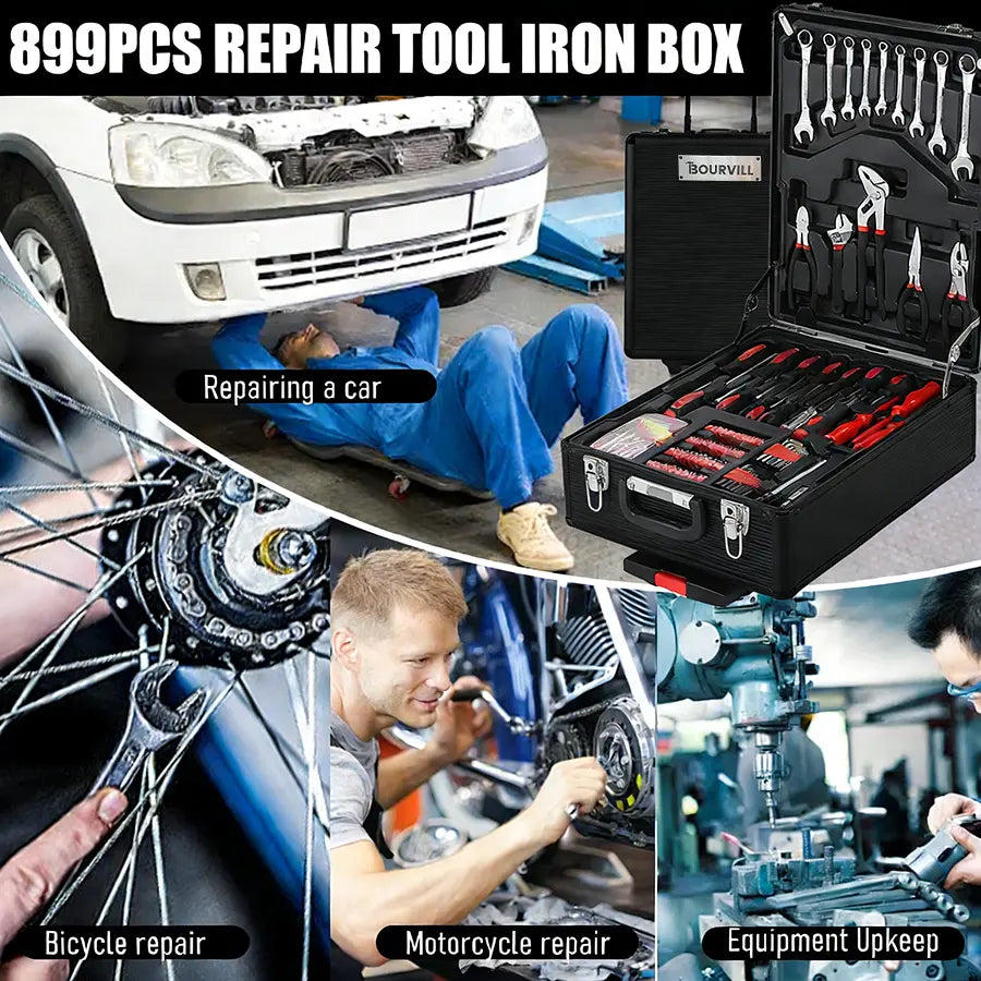 All-in-One Rolling Tool Kit for Home Repairs & DIY Projects
