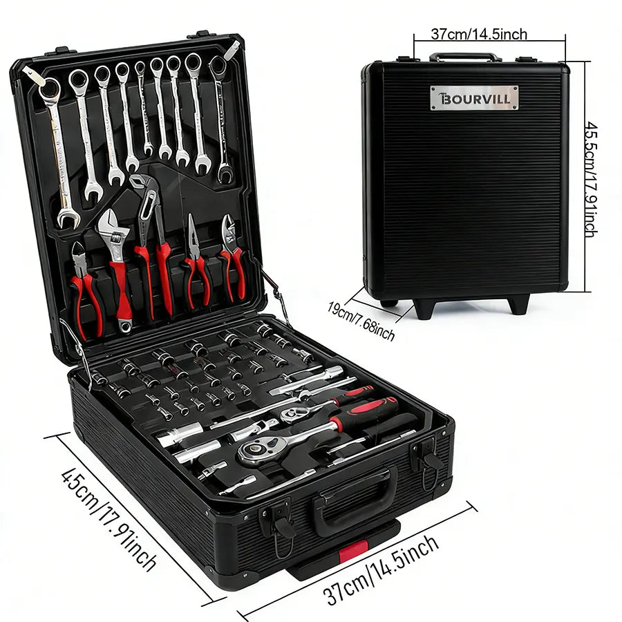 All-in-One Rolling Tool Kit for Home Repairs & DIY Projects