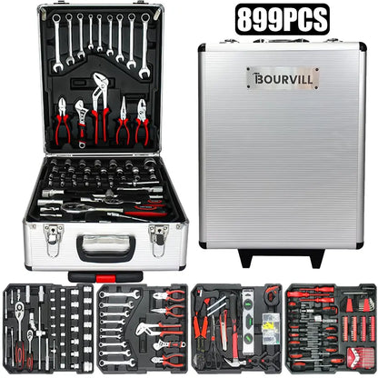 All-in-One Rolling Tool Kit for Home Repairs & DIY Projects