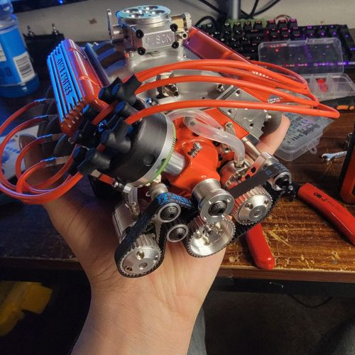 Working V8 Engine Model Kit – Build a Real Mini Gas Engine