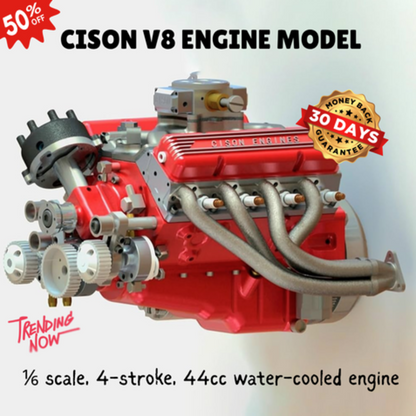 Working V8 Engine Model Kit – Build a Real Mini Gas Engine